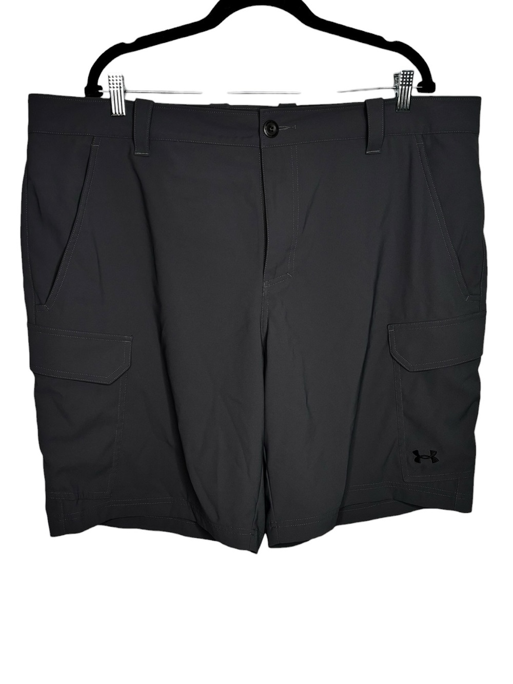 Under Armour Men's Fish Hunter Cargo Short 1244207 Loose Fit Size 42 Gray